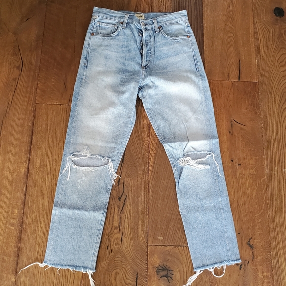 Citizens Of Humanity Liya High-rise Classic Fit Crop Size 24 - Picture 3 of 12